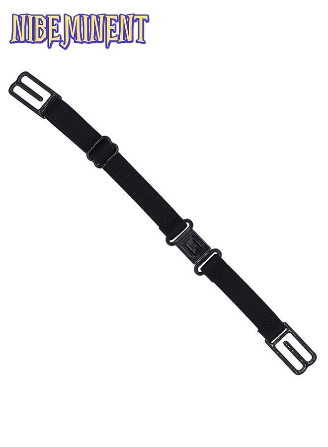 NIBEMINENT 50-Piece 3-Layer Disposable Black Face Mask For Adults with 5Pcs Adjustable Face Mask Ear Strap Extender - Anti Strangulation, Soft and Comfortable - Image 4