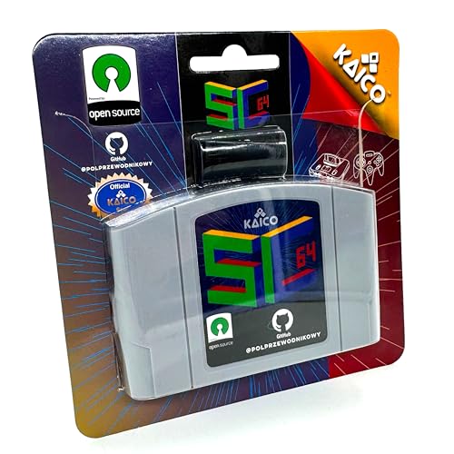 Kaico Edition SummerCart64 Open Source N64 Flash Cart with 64DD Support and Full N64 Compatibility - EverDrive x7 Competitor - N64 Compatible Game Cartridge with 8GB Micro SD Card - SC64 Summer Cart - Image 1