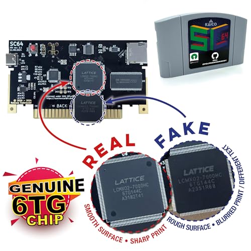 Kaico Edition SummerCart64 Open Source N64 Flash Cart with 64DD Support and Full N64 Compatibility - EverDrive x7 Competitor - N64 Compatible Game Cartridge with 8GB Micro SD Card - SC64 Summer Cart - Image 4