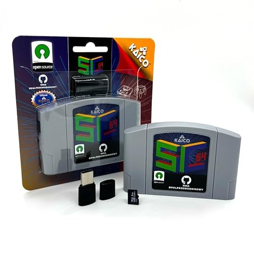 Kaico Edition SummerCart64 Open Source N64 Flash Cart with 64DD Support and Full N64 Compatibility - EverDrive x7 Competitor - N64 Compatible Game Cartridge with 8GB Micro SD Card - SC64 Summer Cart - Image 3