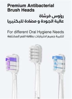 لايفن فرشاة الأسنان الالكترونية من لايفن بحركة ثنائية مع 3 رؤوس للفرشاة  - Image 5