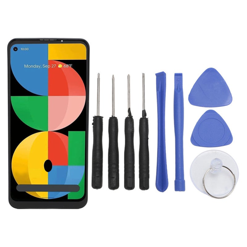 Phone Replacement Screen Organic Light Emitting Diode Display for Pixel 5A 5G G1F8F G4S1M - 3D Touch Screen Digitizer Assembly with Repair Tool Kit for Home Repair - Image 1