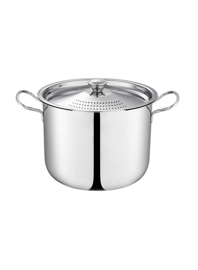 Zahran وعاء مكرونة بمقابض من الفولاذ المقاوم للصدأ