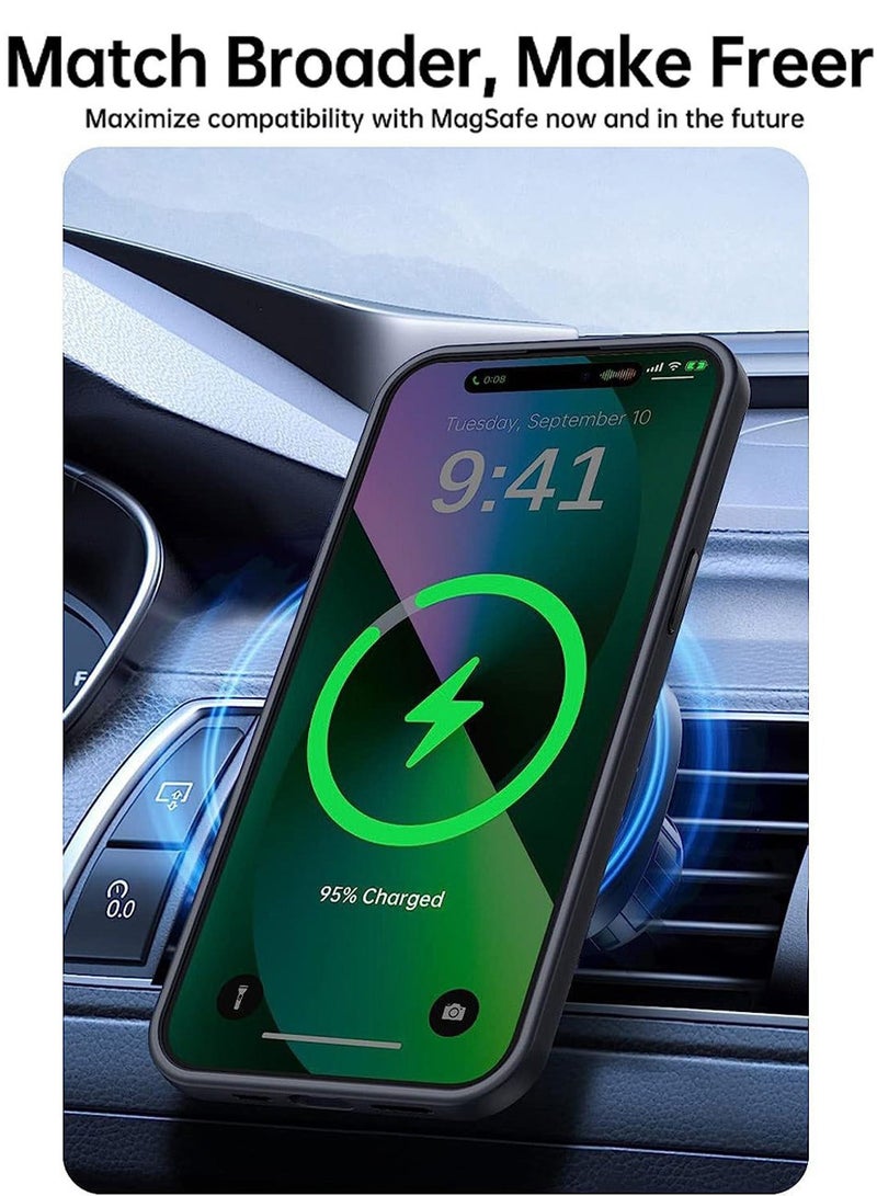 Alyashmac iPhone 14 Pro Magnetic Shockproof Case Durable Full-Coverage Protective Shell,iPhone 14 Pro MagSafe Case. - Image 3