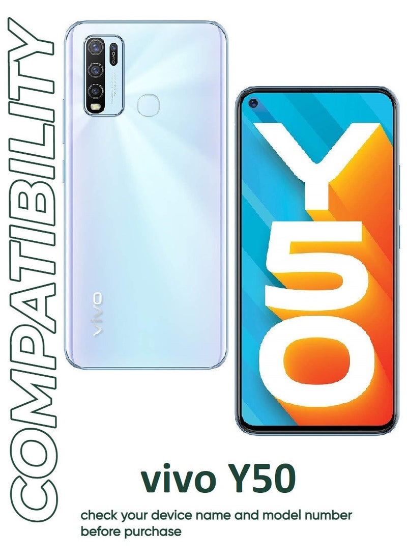 4 Pieces Antistatic ESD Dustproof Premium Quality High Definition Tempered Glass Screen Protector Designed For vivo Y50