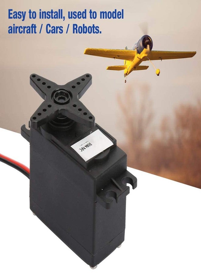 Hyuduo DC 4.8-6V Servo Motor, 360 Degree Continuous Rotation Servos, RC Motor for Vehicle Ship Plane Model - Image 3