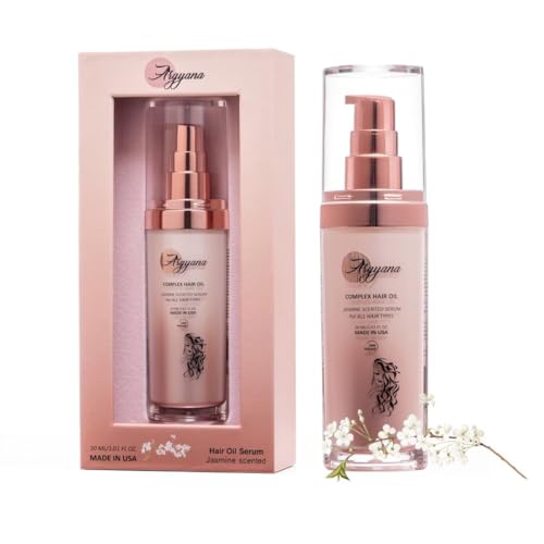 Argyana Hair Serum for Growth, Repair, Anti-Frizz and Styling - Nourishing and Strengthening Jasmine Scented Formula for Women (30 ml) - Image 1