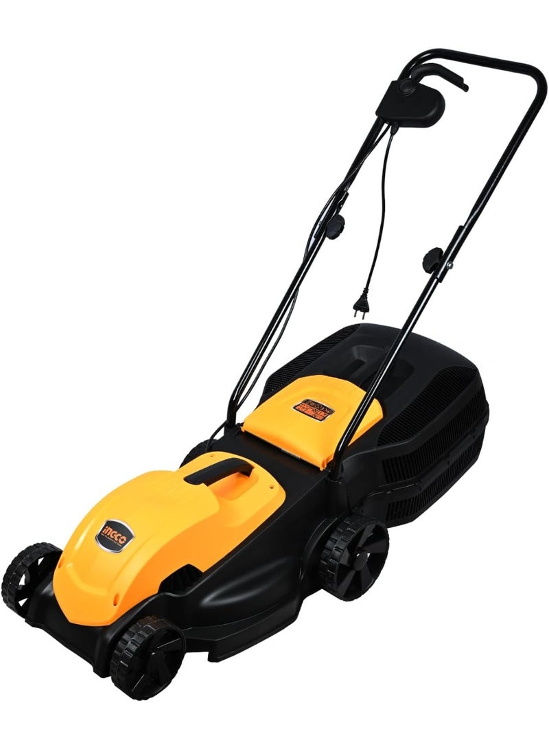 Ingco LM385 Electric Lawn Mower 1600W Corded Grass Trimmer 45L Capacity Lightweight Push Wheeled Cutting Machine for Garden Yard and Farm - Image 1