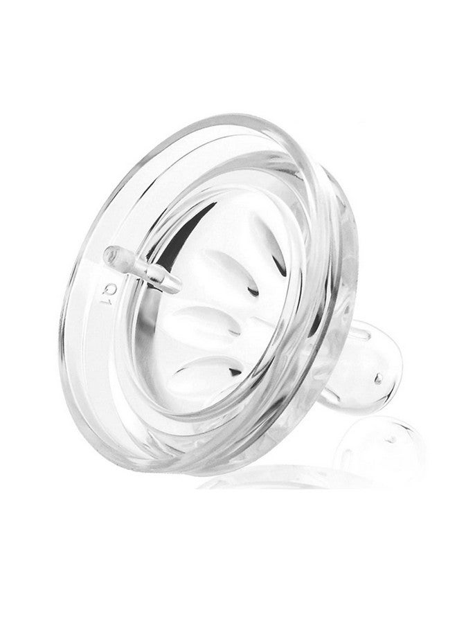 Naroote حلمات، 4 قطع حلمات زجاجة نانو بيبي شفافة من السيليكون الناعم لزجاجات الأطفال من 6 إلى 12 شهرًا - Image 2