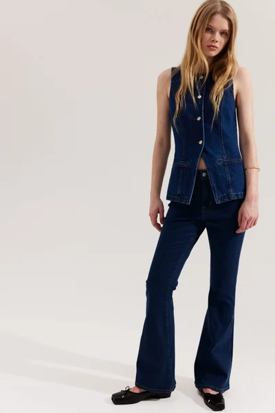 H&M Flared Ultra High Jeans