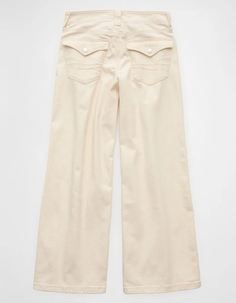 American Eagle  AE Low-Rise Ultra Wide-Leg Pant for Women | Best Price UAE