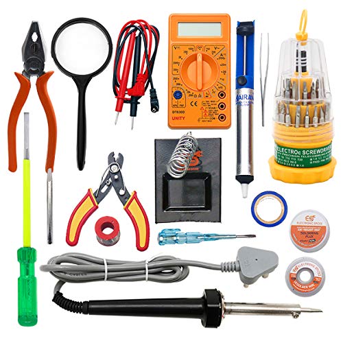 Electronicspices Electronic Spices 16 IN 1 60WATT Soldring Iron Starter Kit For Diy Craft and electronic & Industrial Work - Image 1