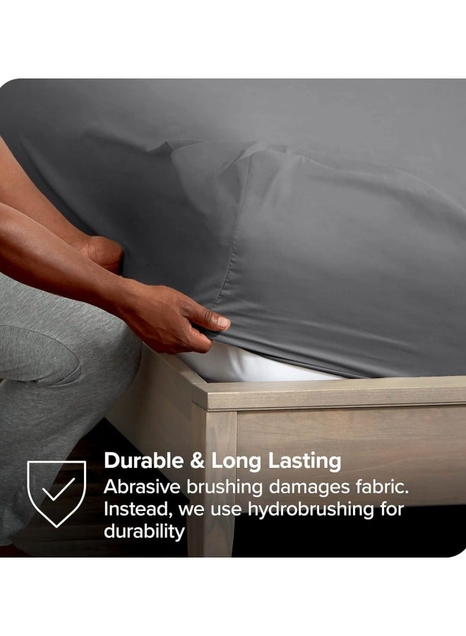 CCOVERY Mattress Protector Pillowcase Set of 3,150x200cm Mattress Topper, 48x74cm Pillowcase,Thickened mattress cover,Waterproof Mattress Protector Large Size Breathable Bed Cover & Pillow case - Image 5