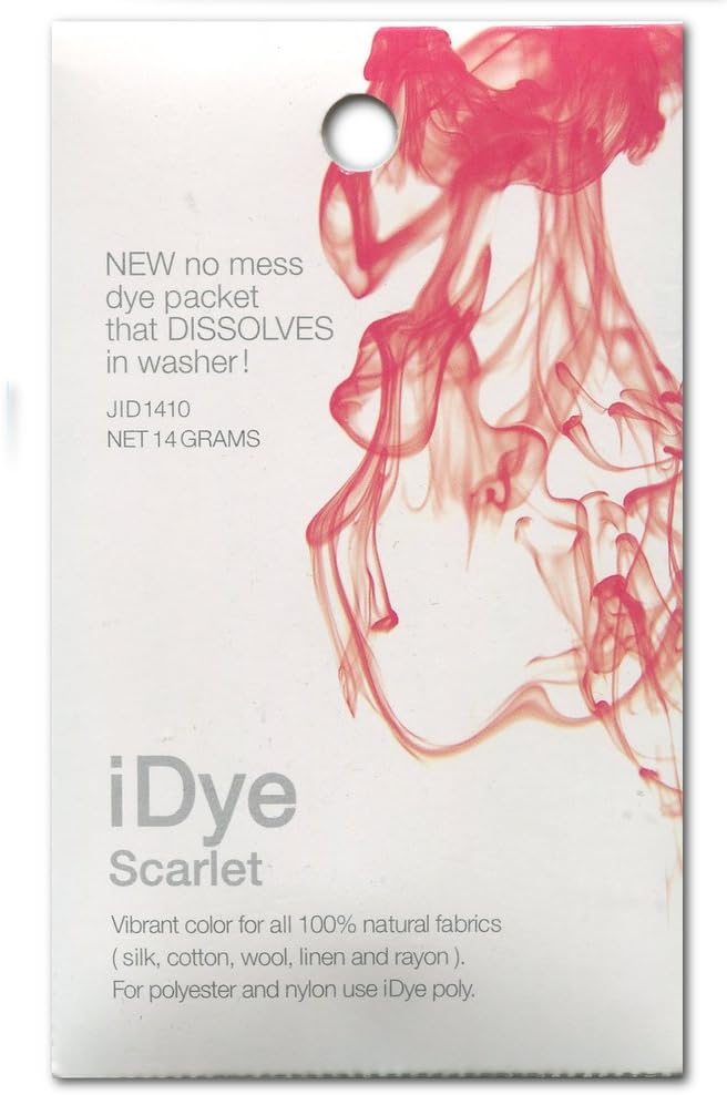 Jacquard iDye for Natural Fabrics 49 Oz  Scarlett