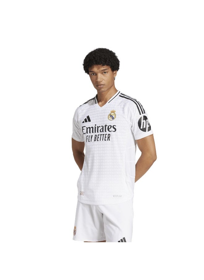 Adidas Adidas Real H Jsy Au White Football Jerseys For Men Xs  - Image 4