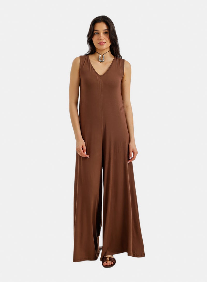 Carina Wide Leg Lounge Jumpsuit - Image 1