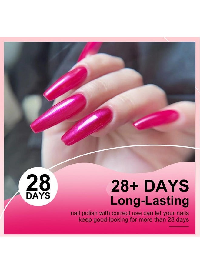 MAJOR DIJIT Quick Dry Nail Polish Crimson Summer Nail Lacquer For Nail Art Regular Nail Polish 0.41 Fl Oz.  - Image 4