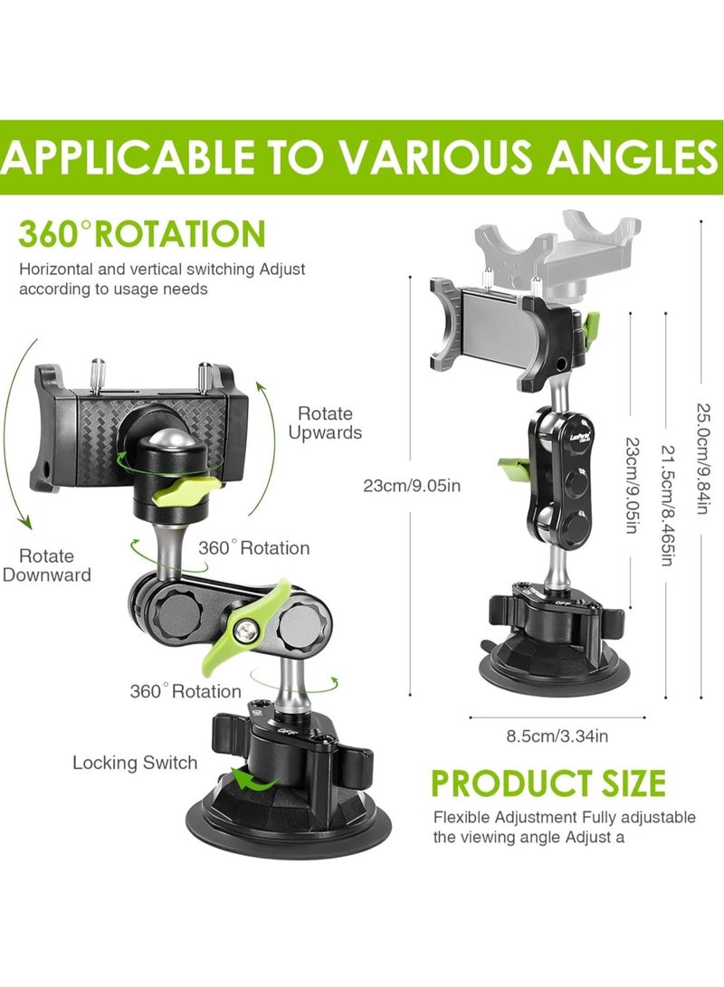 360° Rotating Suction Cup Car Phone Holder Mount - Image 5