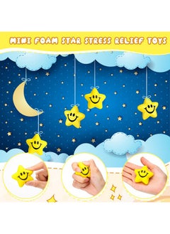 Jerify 60 Pieces Star Smile Face Stress Balls Bulk For Kids Mini Foam Smile Ball Stress Relief Toys For Classroom Exchange Gifts Classroom Prizes School Carnival Reward Party Favors Fillers  - Image 5