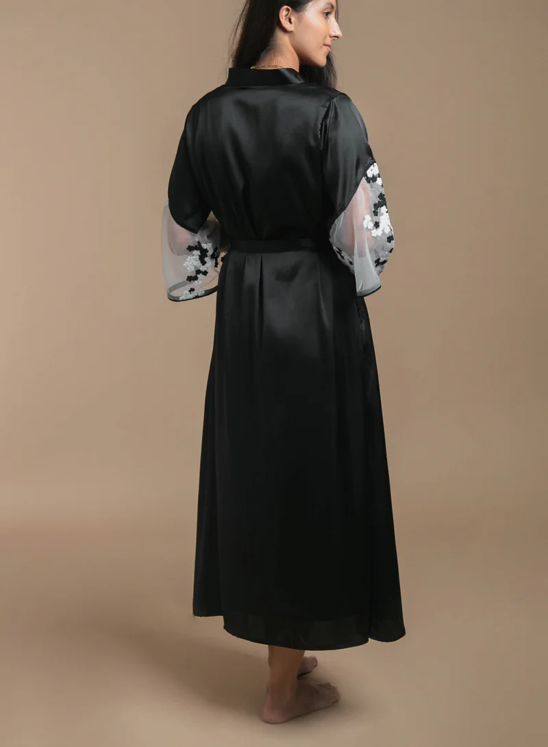 After Dark Denise, Black Nightdress and Gown