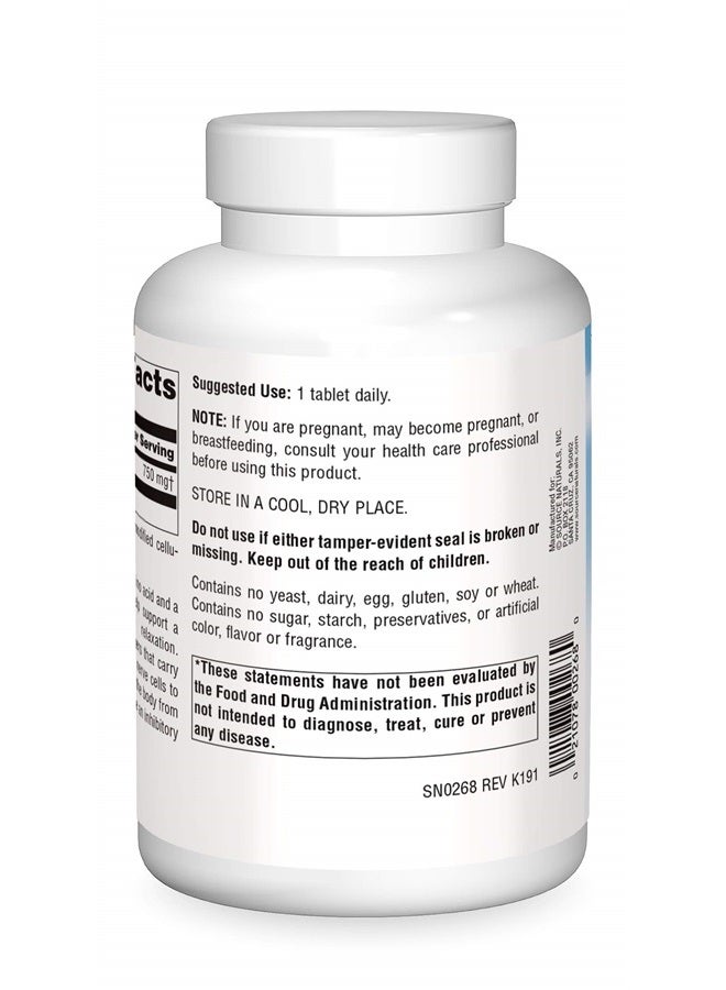 Source Naturals Serene Science GABA 750 mg Calm Mind - 180 Tablets - Image 2