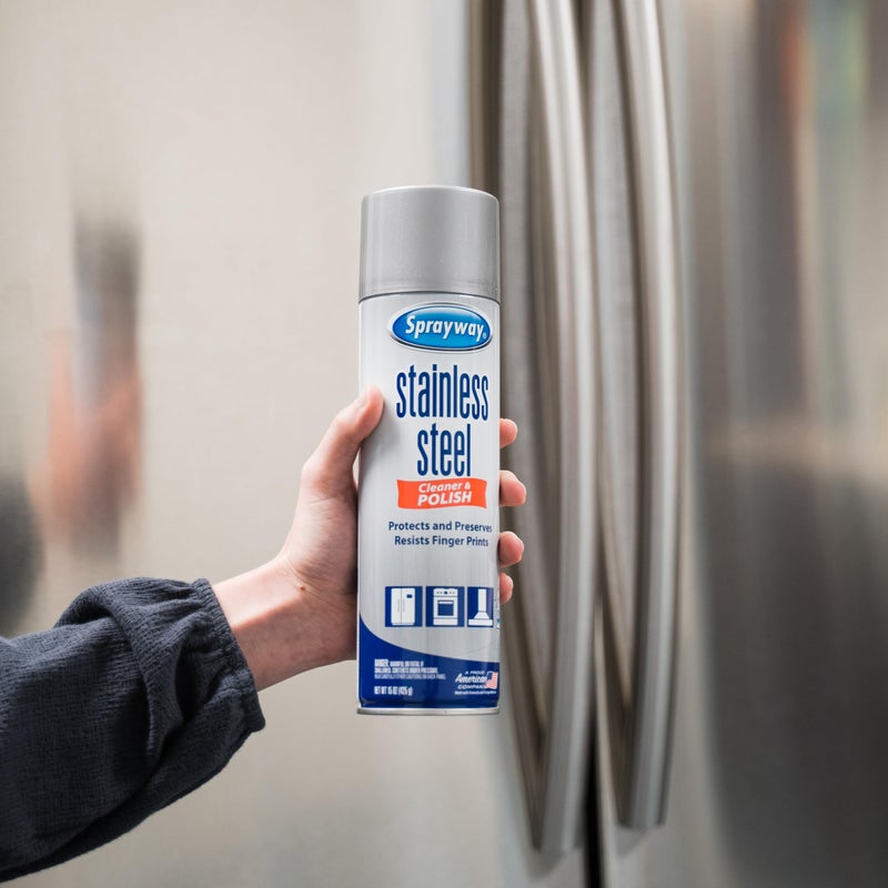 Sprayway Water-Based Stainless Steel Cleaner, 15 Fl Oz (Pack of 1) - Image 3