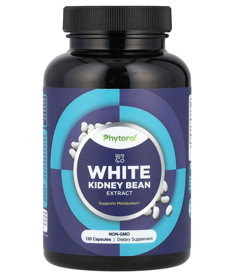 White Kidney Bean Extract 120 Capsules (600 mg per Capsule)
