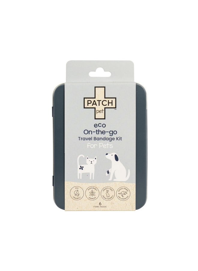 PATCH PATCH Eco Pet First Aid Kit for Dogs and Cats. Cat and Dog First Aid Kit with Bandages, Gauze Pads & Glove. Emergency First Aid Kit for Animals Including Puppy  - Image 1