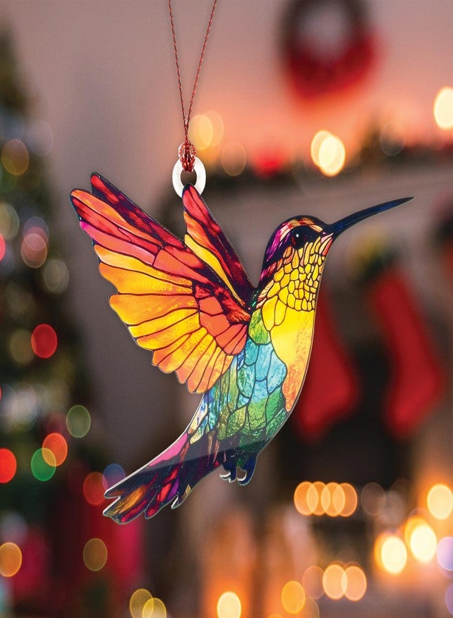 MAILAMCRAFT Hummingbird Gifts for Women, Colorful Hummingbird Ornament, Bird Ornaments for Christmas Tree, Hanging Decor for Door, Yard, Outdoor or Windows, Home Decor, Birthday Gift for Mom - Image 2