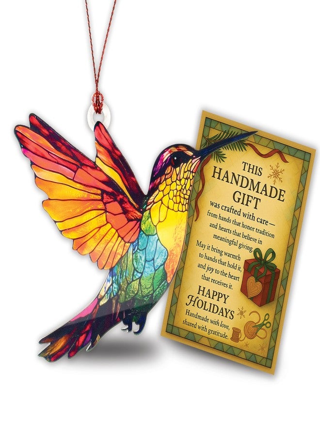 MAILAMCRAFT Hummingbird Gifts for Women, Colorful Hummingbird Ornament, Bird Ornaments for Christmas Tree, Hanging Decor for Door, Yard, Outdoor or Windows, Home Decor, Birthday Gift for Mom - Image 5
