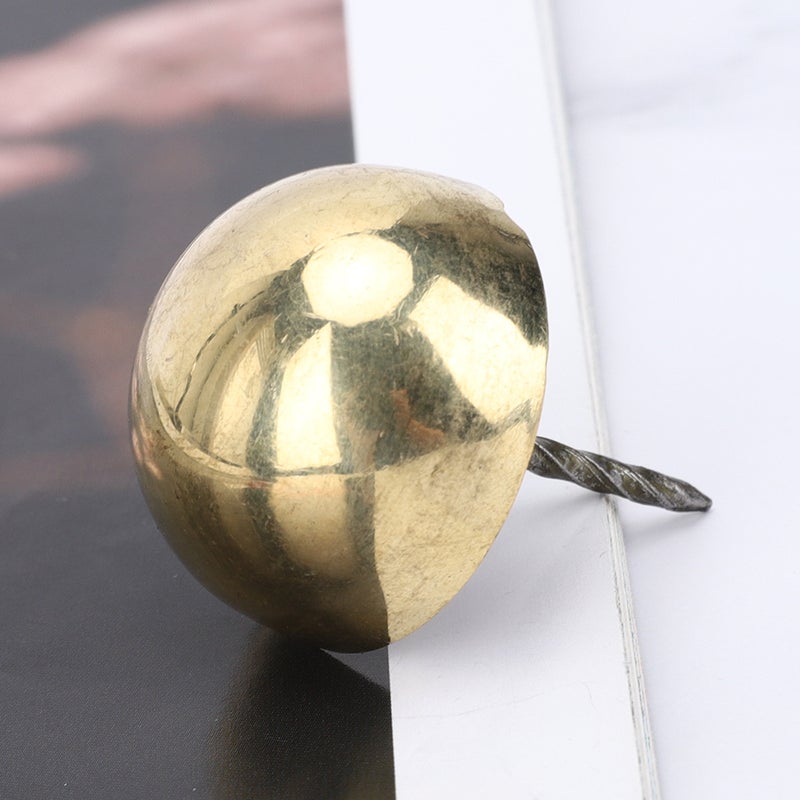 4Pcs Upholstery Nail Round Head Antique Brass Decorative Sofa Furniture Accessories 3cm-6cm4cm Brazen - Image 5