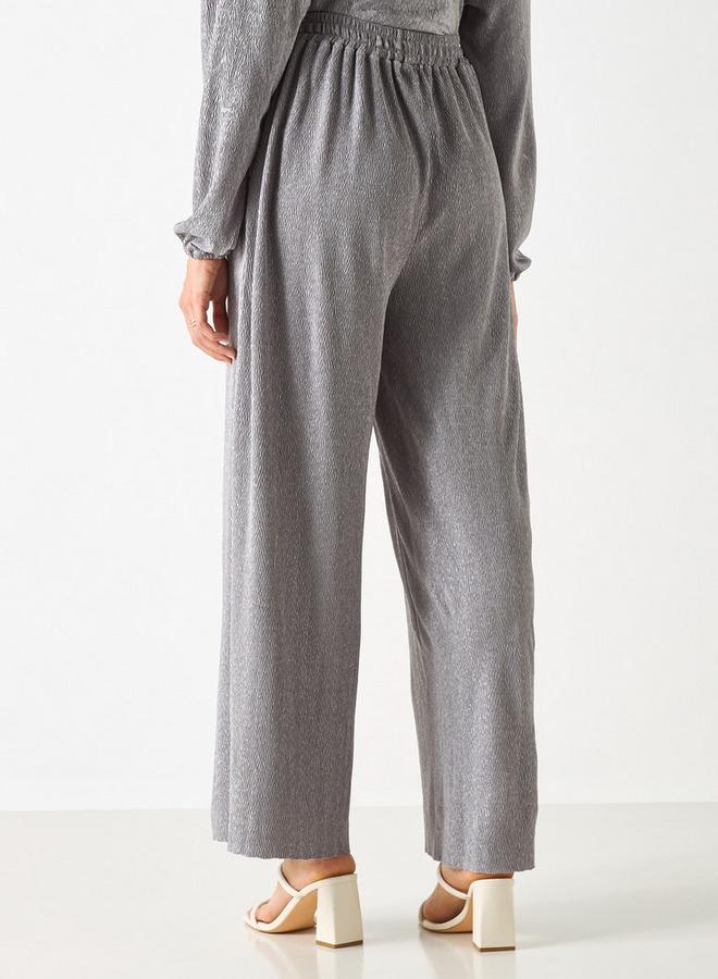 ايكونيك بنطلون بارز الملمس بخصر مرن وجيوب من آيكونيك - Image 3