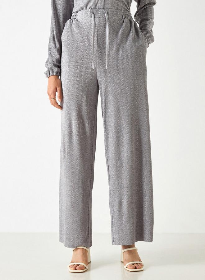 ايكونيك بنطلون بارز الملمس بخصر مرن وجيوب من آيكونيك - Image 1