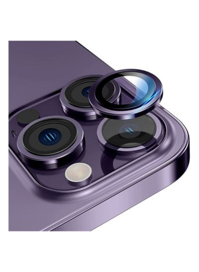 ACLIX Camera Lens Protector, iPhone 14 Pro Camera Lens Protector, Keep Original Camera Glass Metal Camera Lens Screen Cover for iPhone 14 Pro Max / 14 Pro Accessories Purple - Image 1