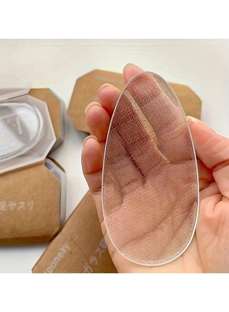 يوكانبي مقشر القدمين من الزجاج النانوي 1 قطعة - أداة تقشير لطيفة وبدون رائحة لنعومة القدمين واليدين - Image 3