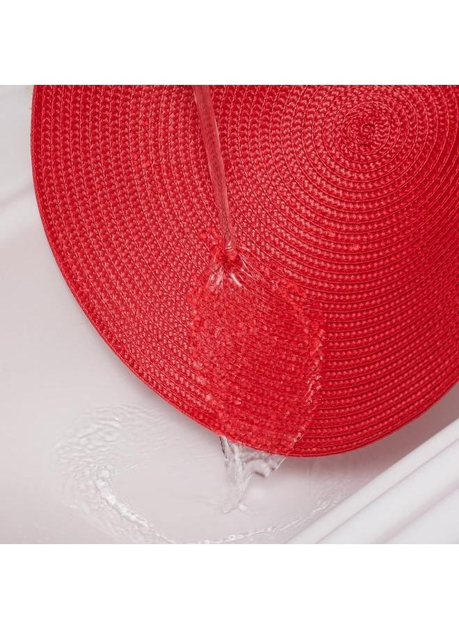 yongsheng Round Braided Placemats Table Mats Washable Round Placemats for Kitchen Dining Table 15 inch Non-Slip Round Table Mats  - Image 4