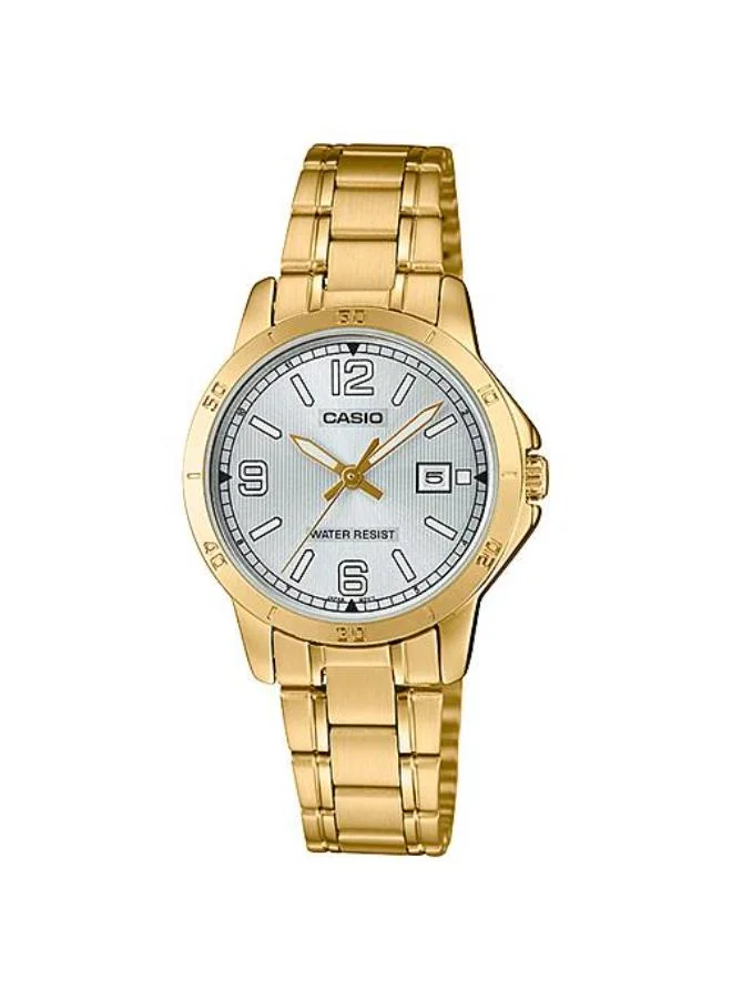 Casio Men's Stainless Steel Analog Watch LTP-V004G-7B2UDF - 30.2 mm