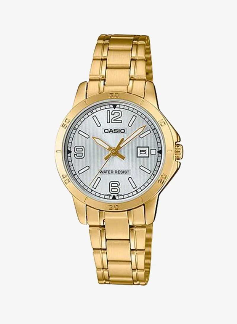 Casio Men's Stainless Steel Analog Watch LTP-V004G-7B2UDF - 30.2 mm