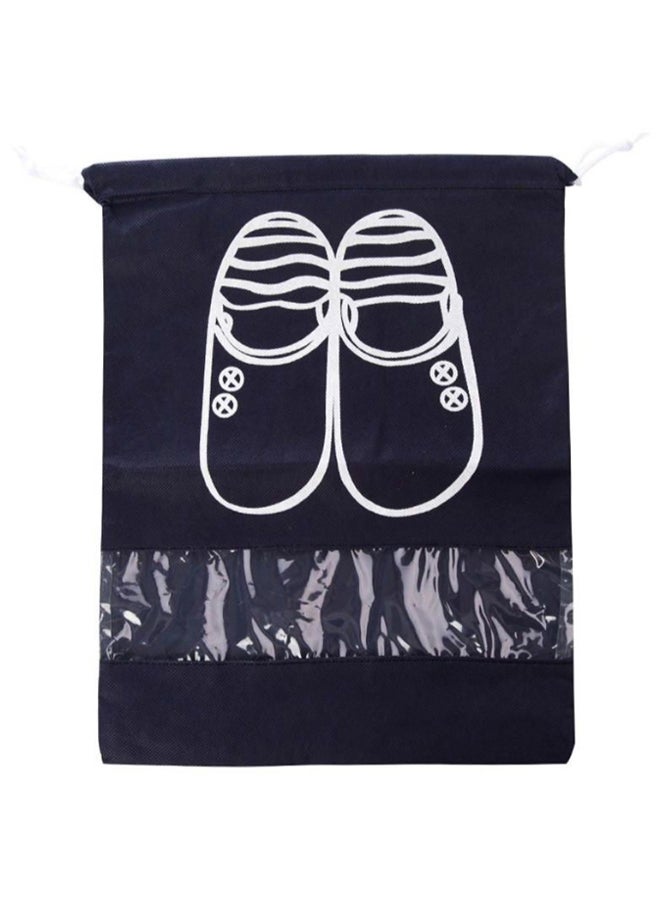 NIBEMINENT Travel Shoe Bag Black/White - Image 1