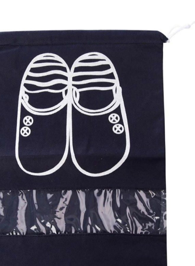 NIBEMINENT Travel Shoe Bag Black/White - Image 2