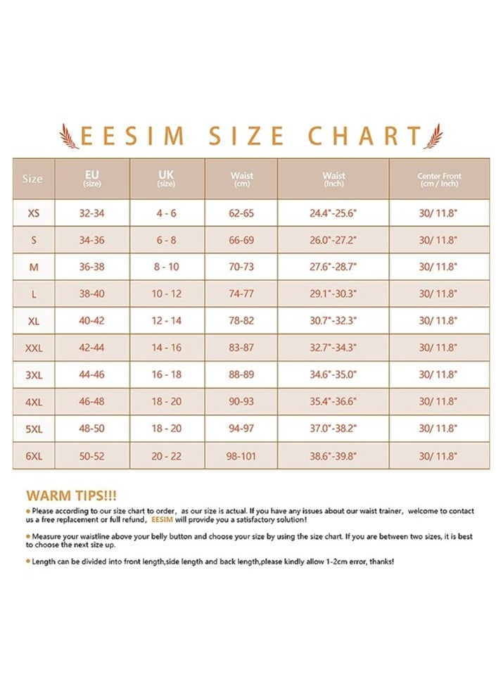 Generic - Latex Waist Trainer Sport Girdle for Women Corset Cinher Body Shaper with Steel Bones and Extender - Image 1