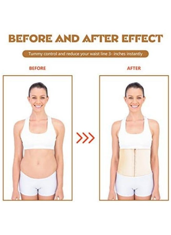 Generic - Latex Waist Trainer Sport Girdle for Women Corset Cinher Body Shaper with Steel Bones and Extender - Image 1