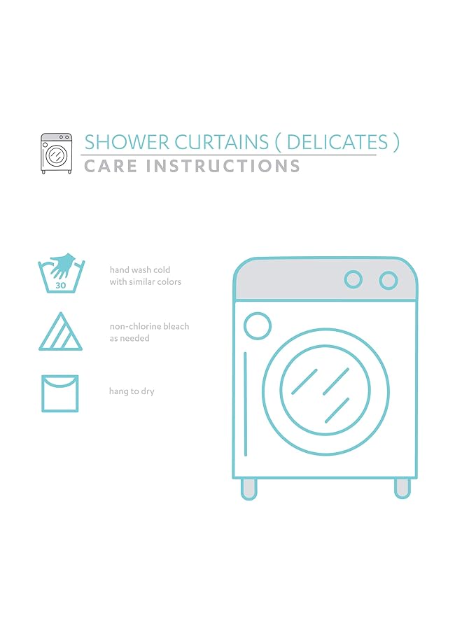 إيروريكس ستارة حمام رايلي 72 بوصة عرض × 72 بوصة طول، ستارة حمام بيضاء فاخرة مع أقواس، نسيج ساحر، إكسسوار حمام أنيق ورومانسي، ديكور حمام عتيق - Image 5