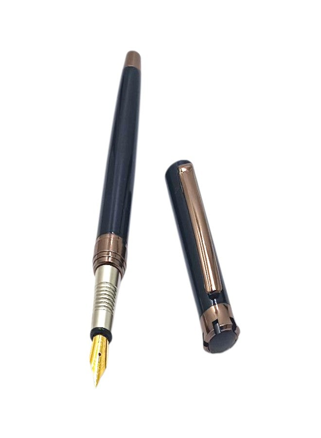 auteur Elite Series Crown Black Fountain Pen Designer Heavy Metal Body Best Gift Pen For Men & Women Professional Executive Office, Nice Pens - Image 4