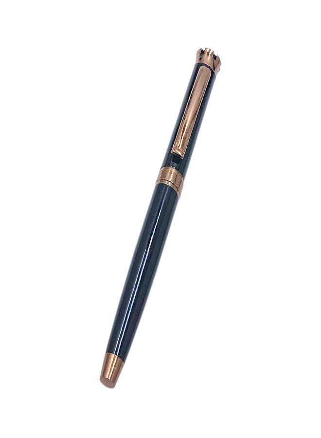 auteur Elite Series Crown Black Fountain Pen Designer Heavy Metal Body Best Gift Pen For Men & Women Professional Executive Office, Nice Pens - Image 2