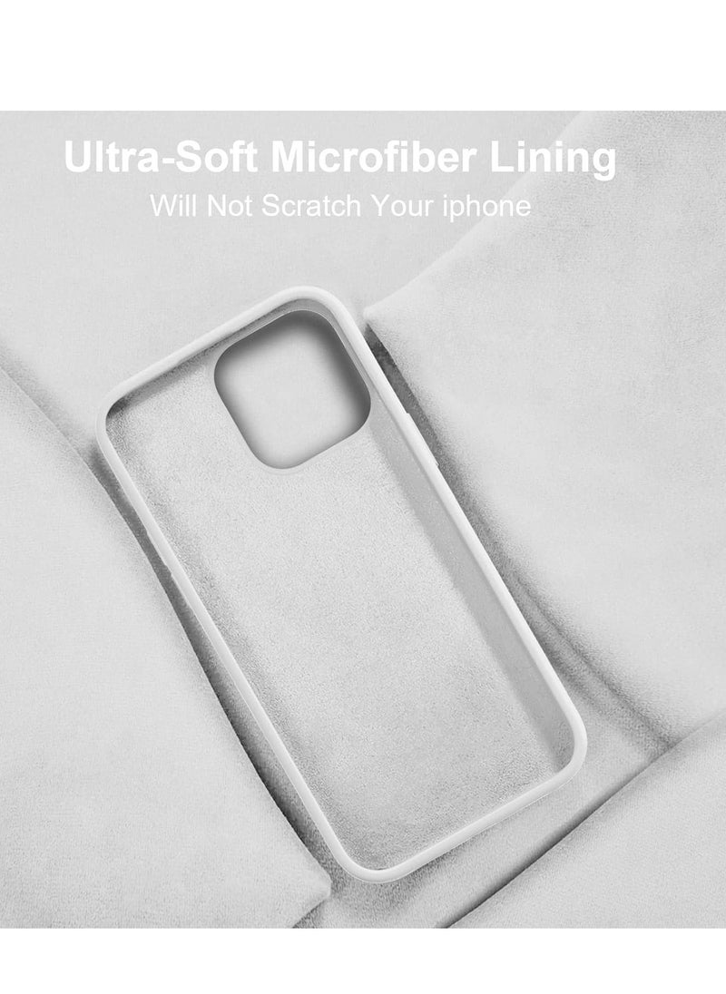 Generic - Silicone Case Compatible with iPhone 13 Pro Max Case 6.7 Premium Silicone Full Body Protection  white - Image 1