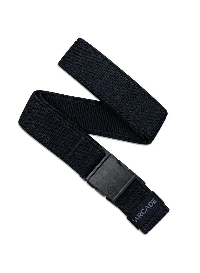 ARCADE Belts A2 Atlas Youth Unisex Adventure Belt: Heavy Duty Stretch, Metal Free Buckle, Black - Image 1