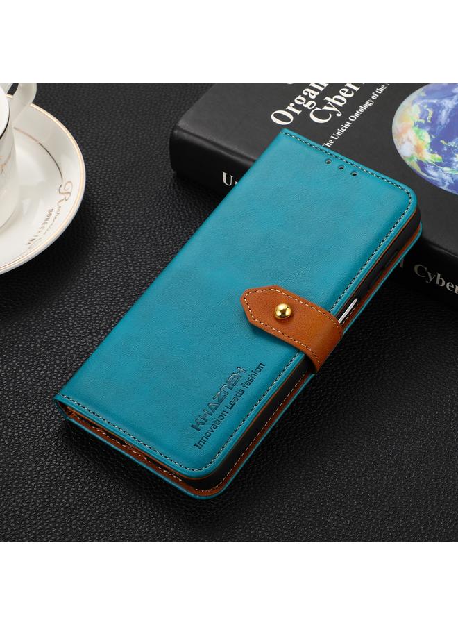 S-TOP Case For Motorola Moto G54 India KHAZNEH Dual-color Cowhide Texture Flip Leather Phone Case - Image 2