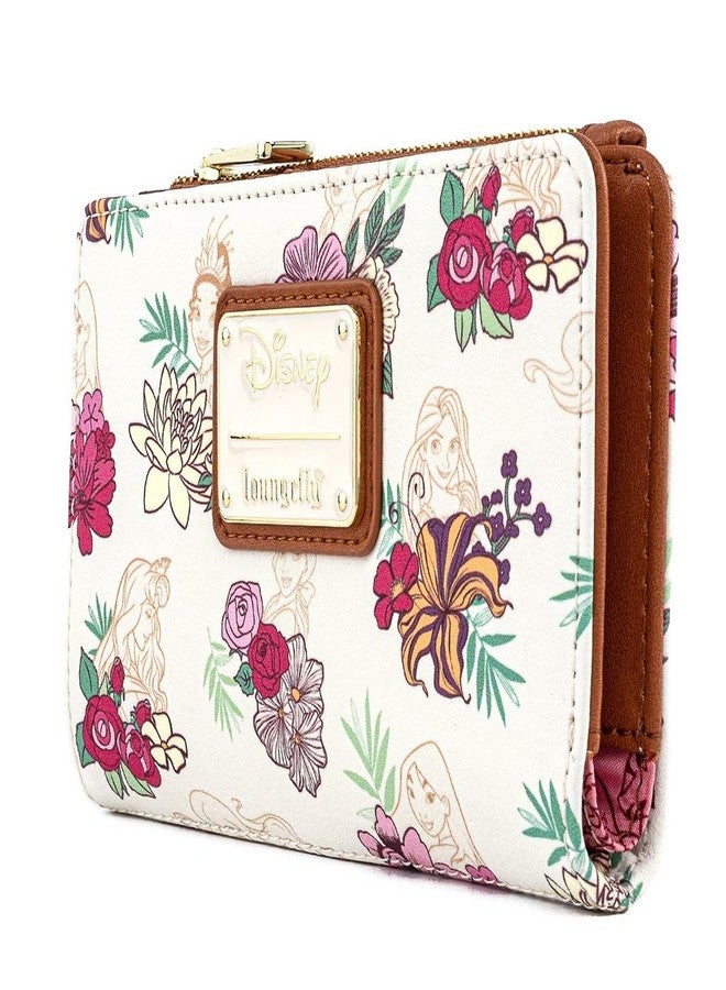 Loungefly Disney Princesses Floral Faux Leather Wallet - Image 3
