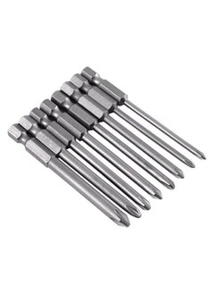 erorex 8pcs 1/4" Hex Shank Magnetic Cross Phillips Screw Head Screwdriver Bits Set Power Tools | 3-Inch Length  - Image 1